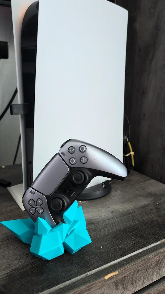3D Printed Controller Stand: Universal Gaming Mount, Desk Accessory Holder