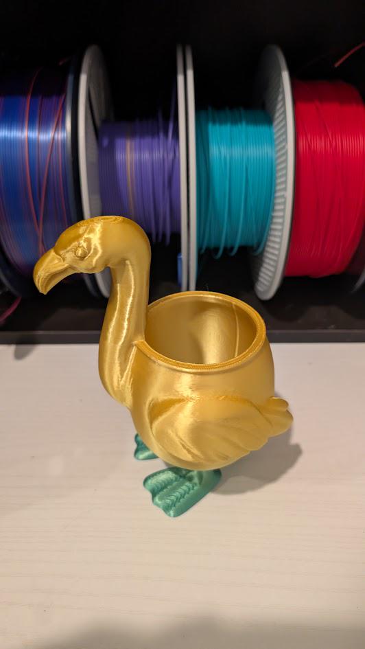 3D Printed Dodo Desk Organizer – Pen Holder, Office Stationery Stand