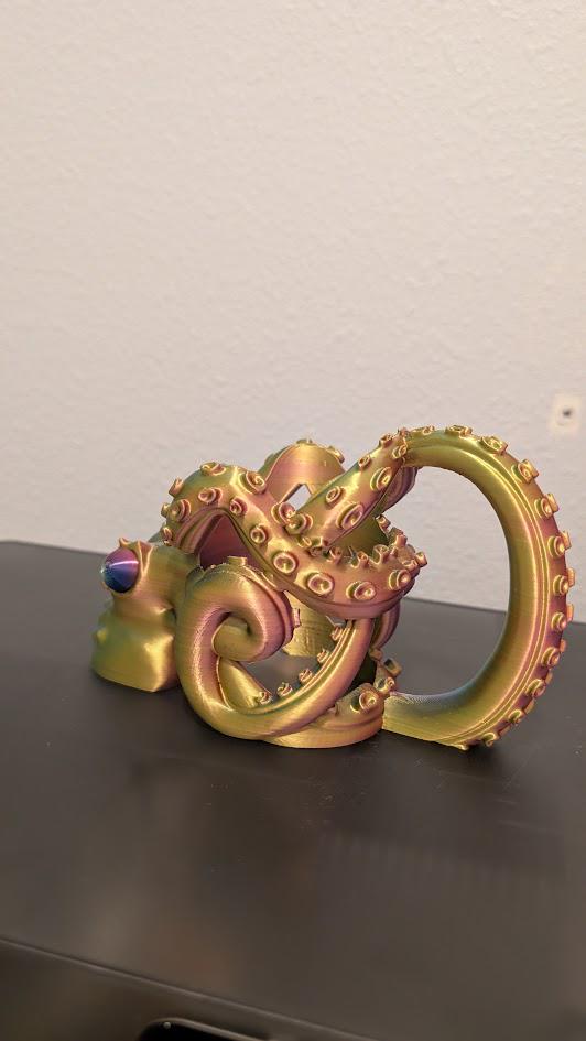 Octopus Can Cozy, 3D Printed Tentacle Drink Holder, Ocean Beer Sleeve, Sea Creature Gift