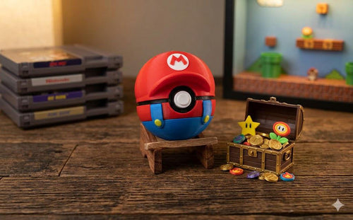3-D Printed Custom Super-hero & Video Game Poke' Balls