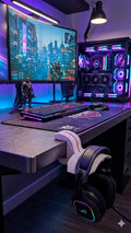 Under-Desk Headphone Hanger Mount – Gaming Headset Holder – LayerForgge Design