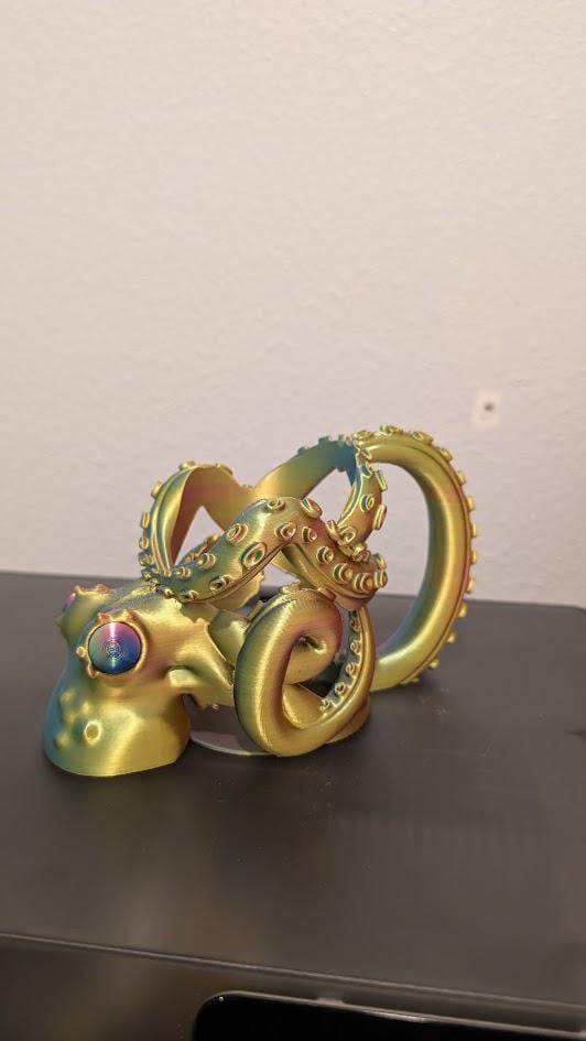 Octopus Can Cozy, 3D Printed Tentacle Drink Holder, Ocean Beer Sleeve, Sea Creature Gift