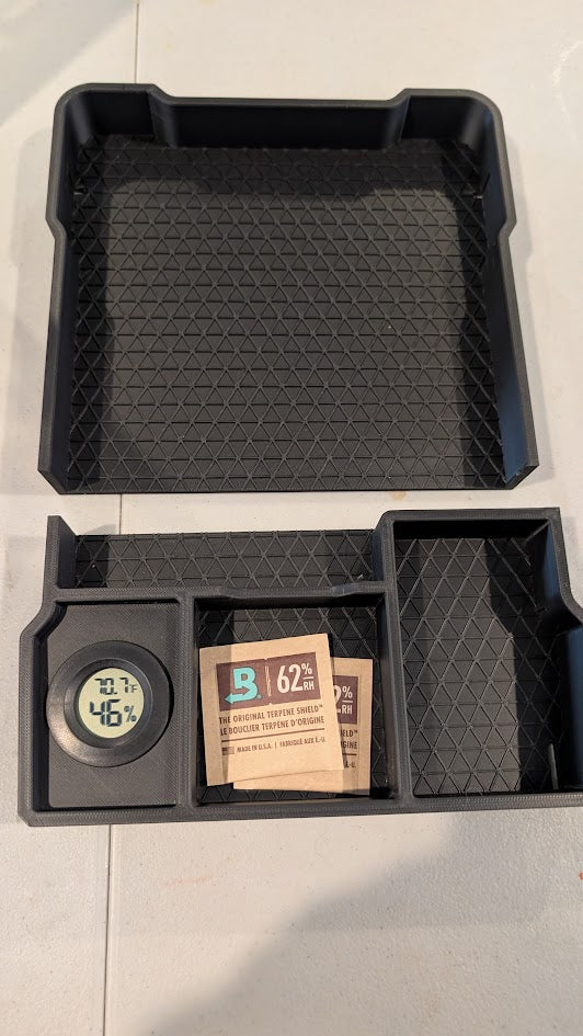 3D Printed Cigar Humidor Insert for Compact Organizer Packout – Custom Foam-Free Modular Cigar Tray