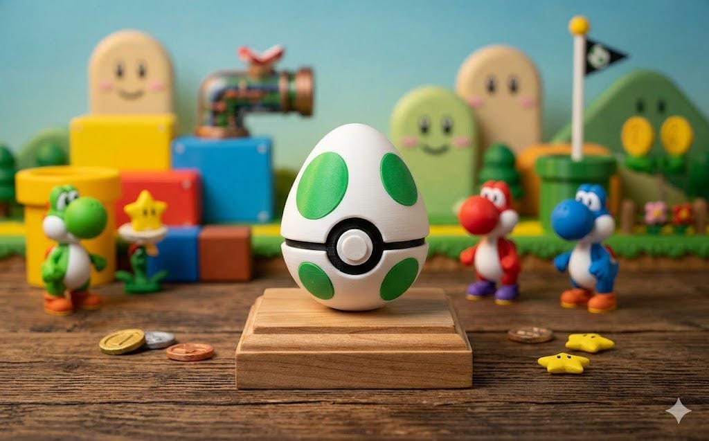 3-D Printed Custom Super-hero & Video Game Poke' Balls