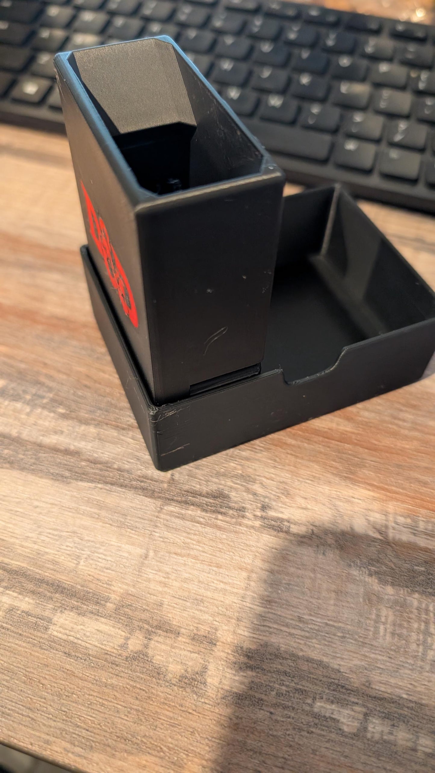 3D Printed Dice Tower, RPG Dice Roller, Dungeons Dragons Accessory, Fantasy Gaming Decor