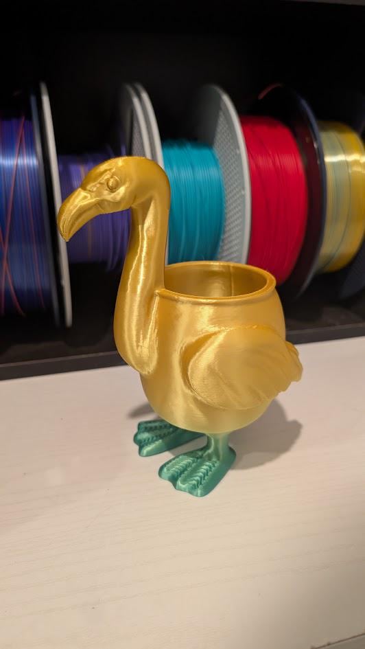 3D Printed Dodo Desk Organizer – Pen Holder, Office Stationery Stand