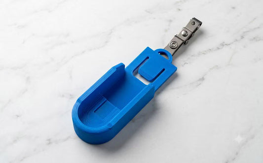 LayerForge Heavy Duty Vocera Badge Holder | 3D Printed Medical Radio Clip